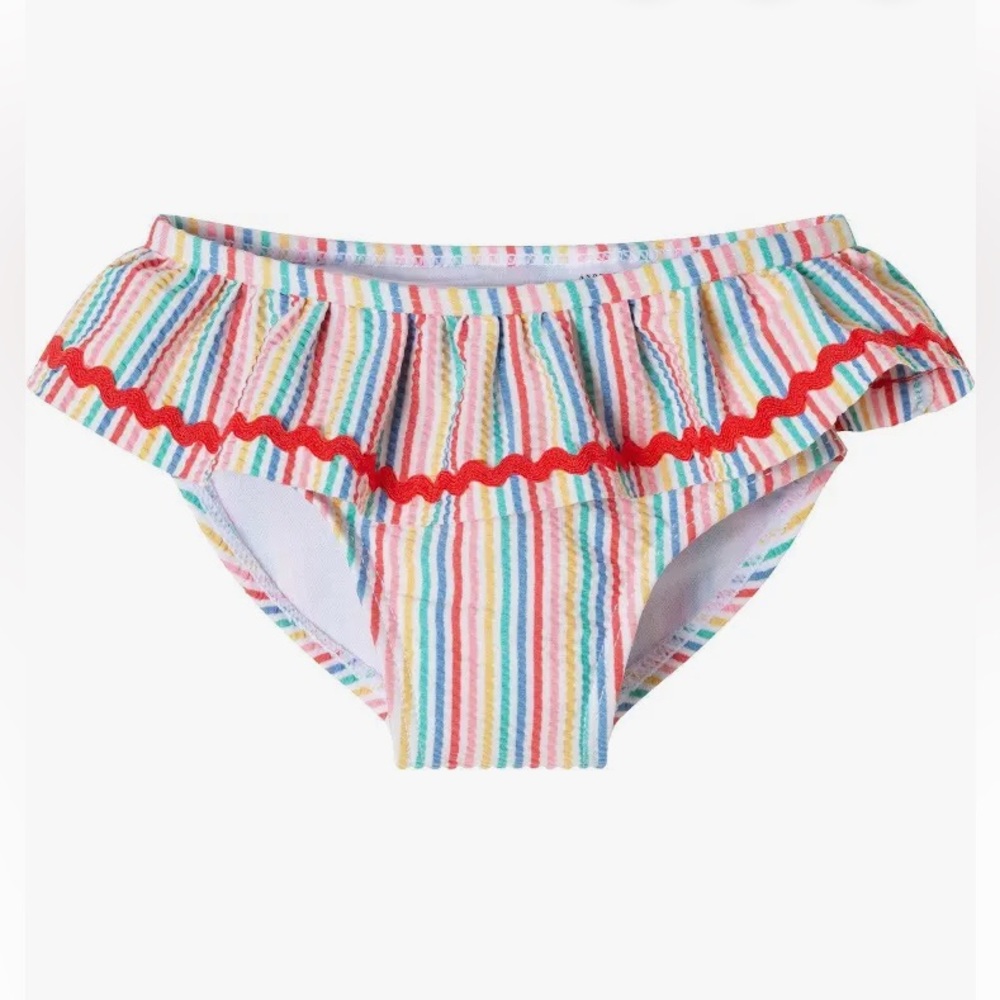 Andy & Evan Rainbow Seersucker Bikini 3 Pieces Set - Picture 4 of 10